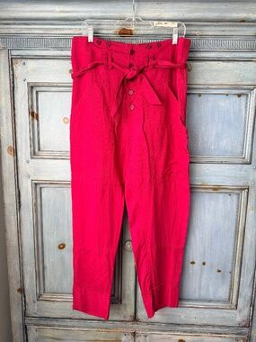 Isabel Marant Etoile Sineta Pants in Red Size 36